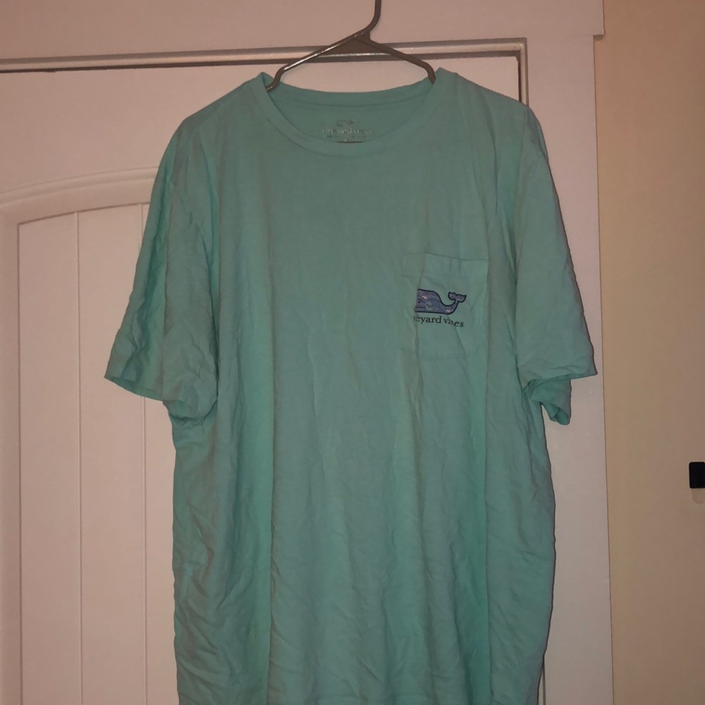Vineyard Vines. Teal Cotton T-shirt